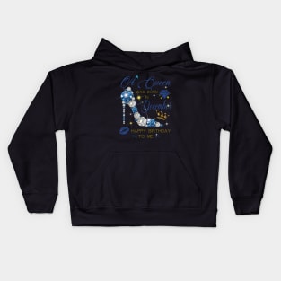 A Queen Was Born In December Kids Hoodie